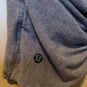 Lululemon striped top with open back